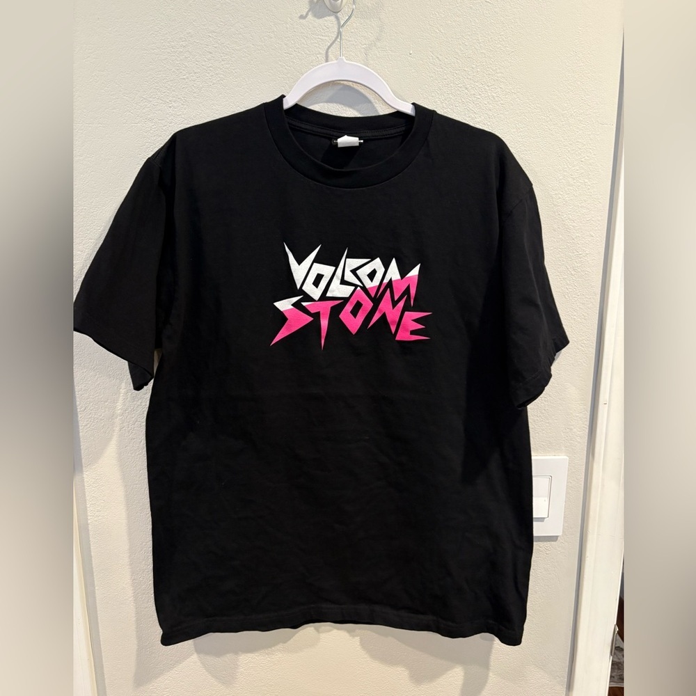 Vintage Y2K Volcom Stone Skateboard T-shirt Men’s Size Large Black EUC